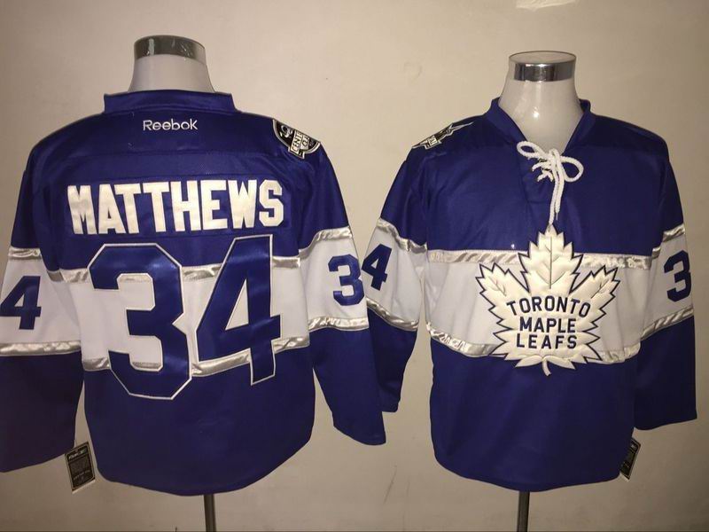 Toronto Maple Leafs 37 Auston Matthews 2017 Centennial Classic Premier Player men nhl ice hockey  jerseys