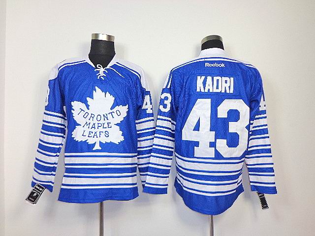 Toronto Maple Leafs 43 Nazem Kadri Blue  men nhl ice hockey  jersey