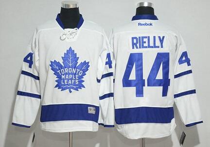 Toronto Maple Leafs 44 Morgan Rielly Official Home white Reebok men nhl ice hockey  jerseys