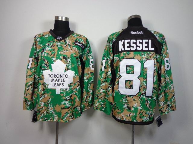 Toronto Maple Leafs 81 Phil Kessel green camo nhl hockey jersey