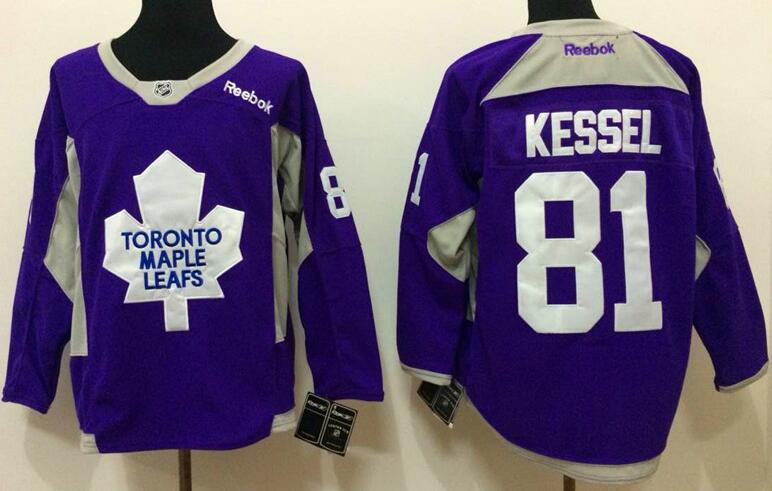 Toronto Maple Leafs 81 Phil Kessel purple men nhl ice hockey  jerseys