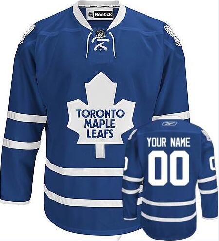 Toronto Maple Leafs Authentic Blue Home NHL Jersey Custom any name number