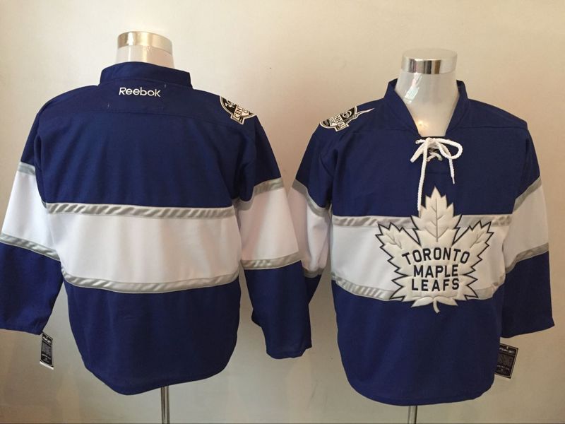 Toronto Maple Leafs Blue 2017 Centennial Classic Premier Player BLANK men nhl ice hockey  jerseys