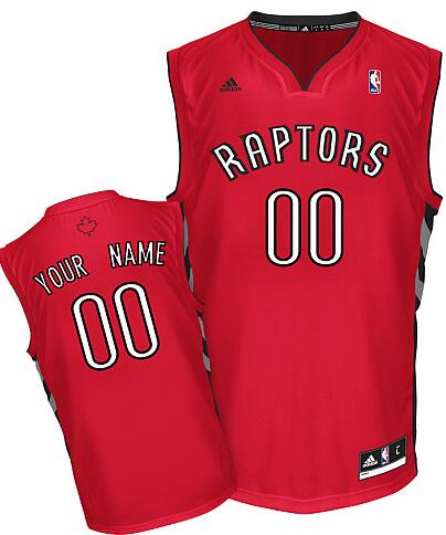 Toronto Raptors New red adidas Road Jersey custom any name number