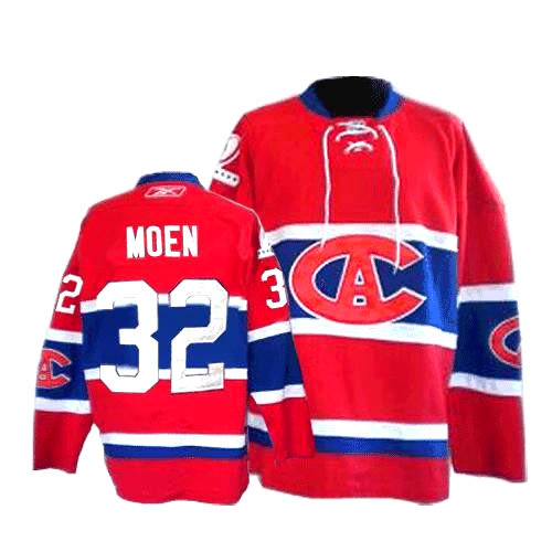 Travis Moen  32 Red Montreal New CA Canadiens nhl ice hockey  jerseys