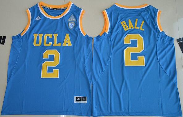 UCLA Bruins Lonzo Ball 2 College Basketball Authentic Jersey - Blue