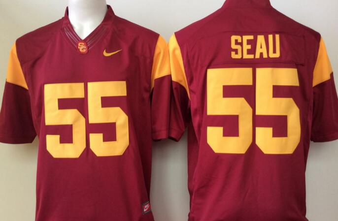 USC Trojans 55 Junior Seau red men NCAA college Football Jerseys
