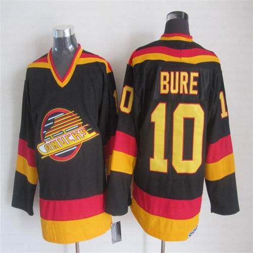 Vancouver Canucks 10 Pavel Bure  black CCM  men  nhl  ice hockey   jersey