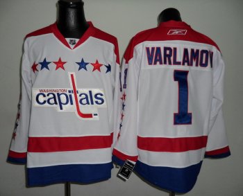 Washington Capitals 1 Varlamov Winter Classic White men NHL Jerseys