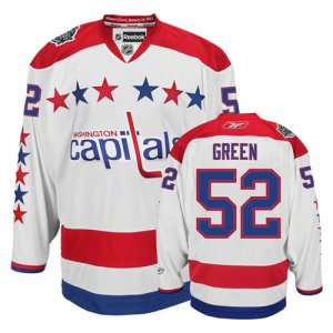 Washington Capitals 52 Mike Green White nhl hockey  Jerseys