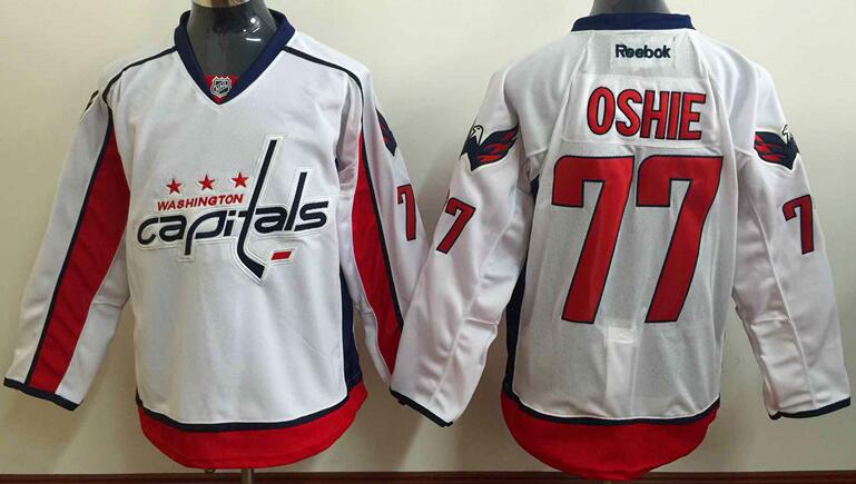 Washington Capitals 77 T.J Oshie white men hockey Jerseys