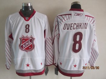 Washington Capitals 8 Alex Ovechkin White NHL Jerseys