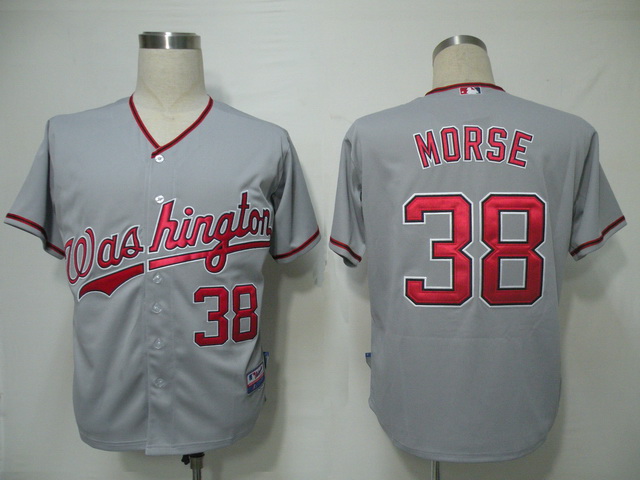 Washington Nationals 38 Morse White MLB Jerseys  (2)