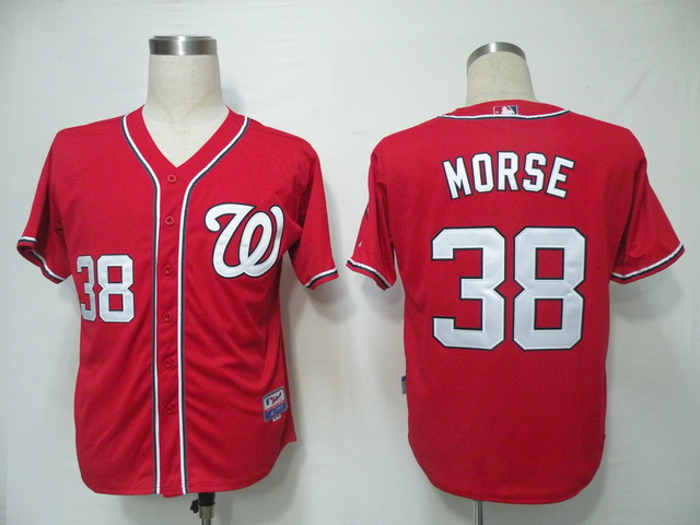 Washington Nationals 38 Morse White MLB Jerseys  (3)