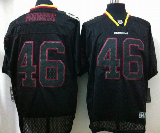 Washington Redskins 46 Alfred Morris Black NFL Light Out Jerseys