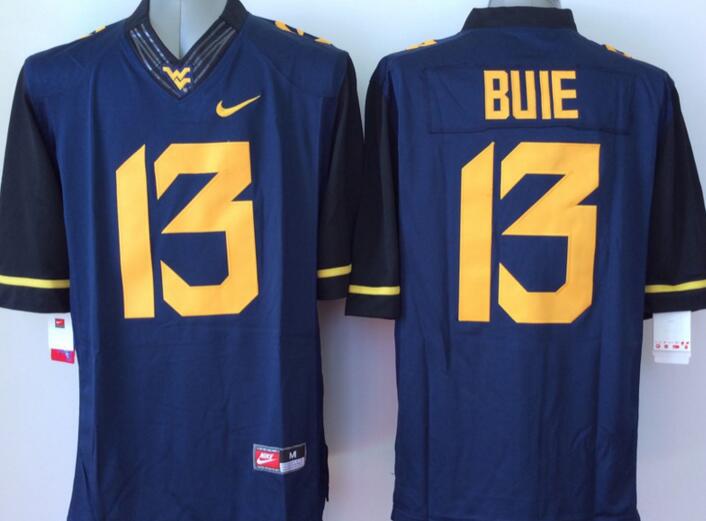 West Virginia Mountaineers 13 buie blue men NCAA college Football Jerseys West Virginia Mountaineers 13 buie blue men NCAA college Football Jerseys
