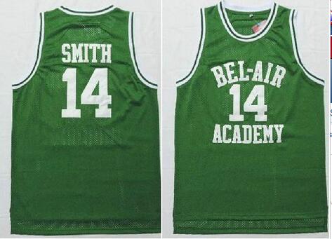 Will Smith Bel-Air Academy Basketball Green Jersey