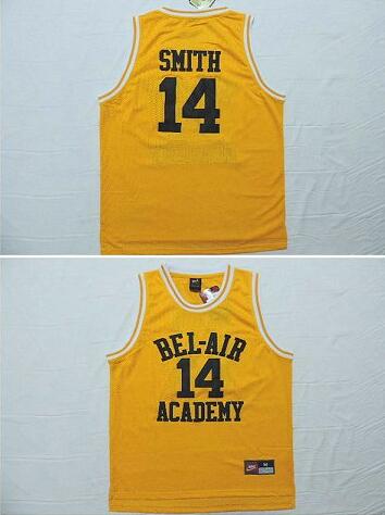 Will Smith Bel-Air Academy Basketball Yellow Jersey