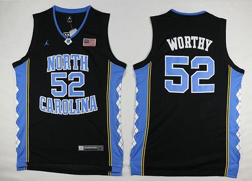 Worthy North Carolina #50 Black College Basketball Jersey