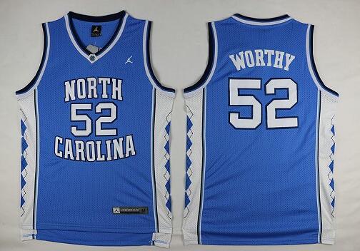 Worthy North Carolina #50 Blue College Basketball Jersey