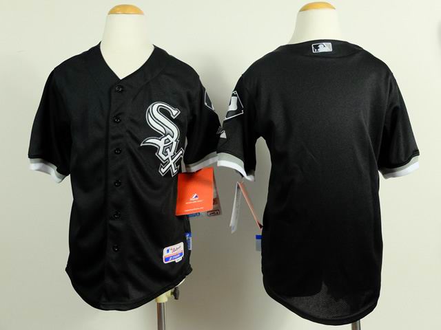 Youth Chicago White Sox blank black mlb baseball Jersey