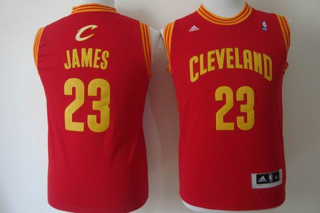 Youth Cleveland Cavaliers LeBron James 23 red Swingman nba jerseys