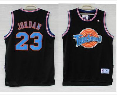 Youth NBA Michael Jordan #23 Tune Squad Space Jam RETRO Black swingman jersey