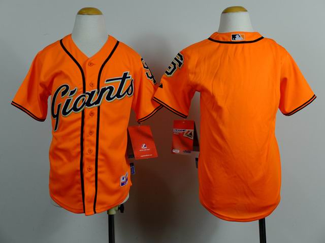 Youth San Francisco Giants blank orange MLB Jersey