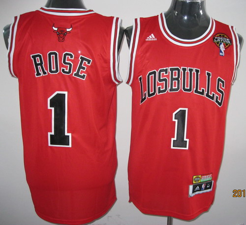 adidas Chicago Bulls 1 DERRICK ROSE red nba jersey