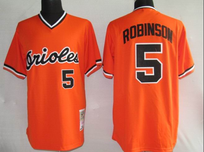 baltimore orioles 5 ROBINSON Orange MLB Jerseys