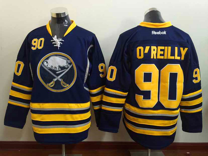 buffalo sabres 90 O Reilly dark blue men ice hockey nhl jerseys