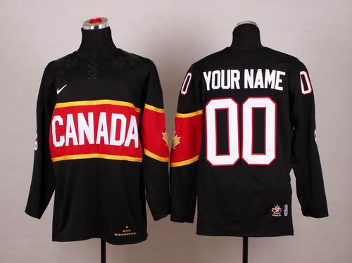 canada olympic team black nhl jerseys Custom any name number