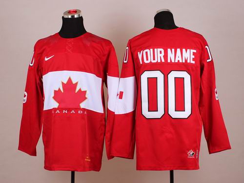 canada olympic team red nhl jerseys Custom any name number