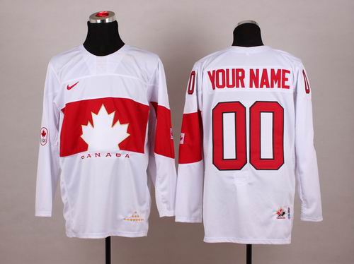 canada olympic team white nhl jerseys Custom any name number