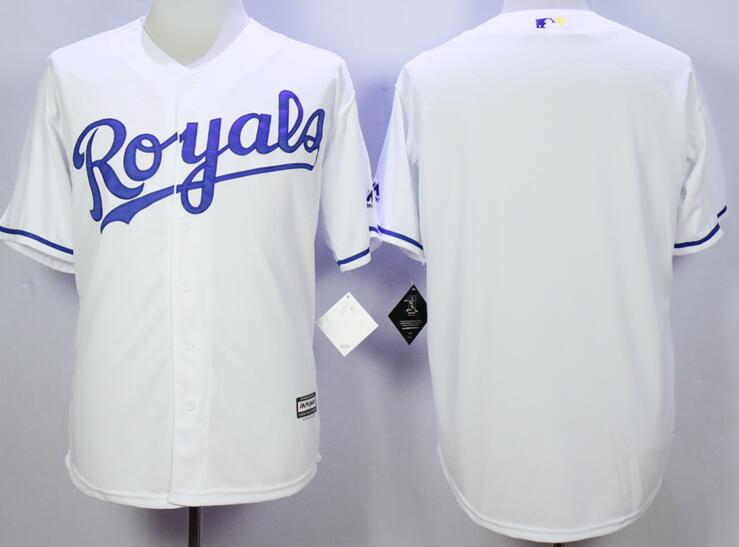 kansas city royals blank white men baseball mlb jersey
