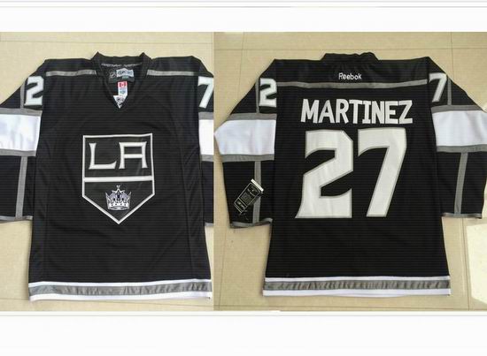 kid Los Angeles Kings Alec Martinez 27 black NHL Jersey