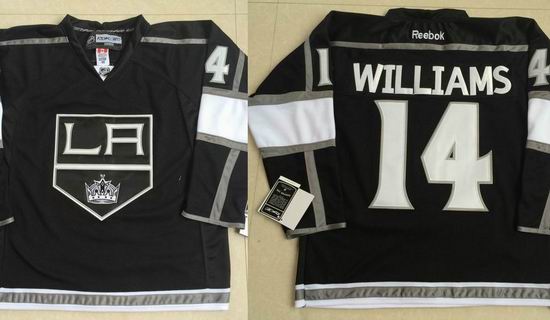 kid Los Angeles Kings Justin Williams 14 black NHL Jersey