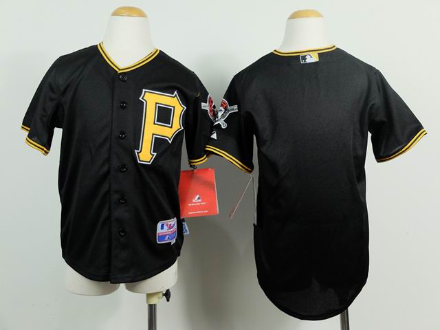 kids 2011 Pittsburgh Pirates blank black mlb jersey