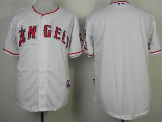 los angeles angels blank white men baseball mlb jersey