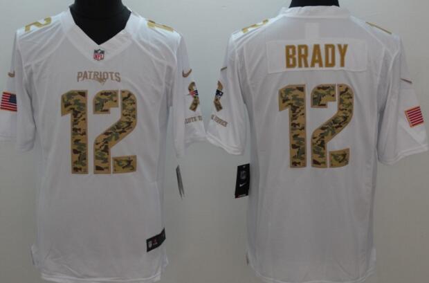 new usa Nike England Patriots 12 Tom Brady elite White NFL Jerseys