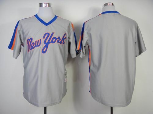 new york Mets blank throwback gray mlb jerseys