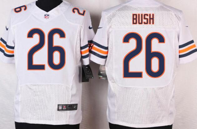 nike Chicago Bears 26 bush white elite NFL football Jerseys