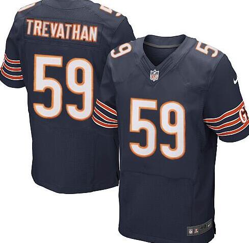 nike Chicago Bears 59 Danny Trevathan Blue elite NFL Jersey