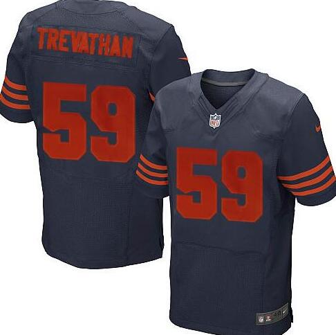 nike Chicago Bears 59 Danny Trevathan Blue orange elite NFL Jersey