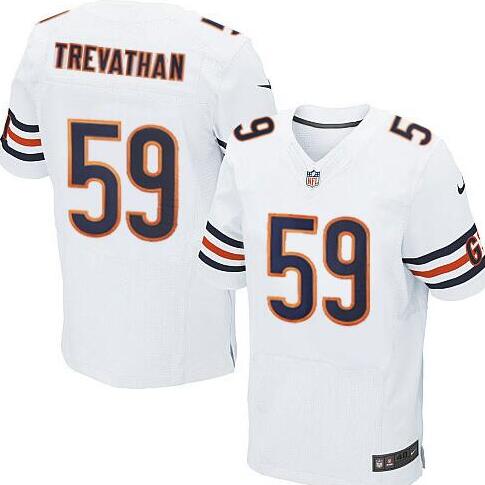 nike Chicago Bears 59 Danny Trevathan white elite NFL Jersey