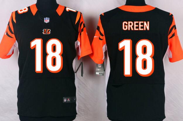 nike Cincinnati Bengals 18 A.J. Green black elite nfl football jerseys