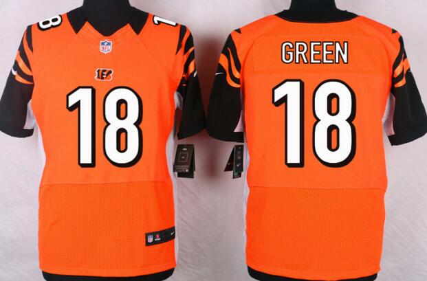 nike Cincinnati Bengals 18 A.J. Green orange elite nfl football jerseys