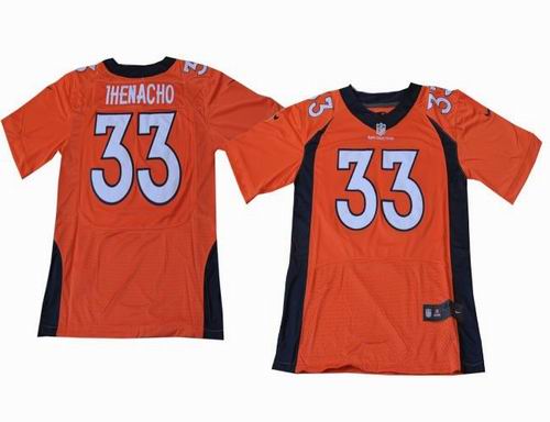 nike Denver Broncos 33 IHENACHO orange elite nfl jersey