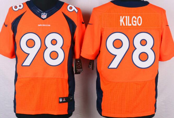 nike Denver Broncos 98 kilgo Elite orange nfl Jersey