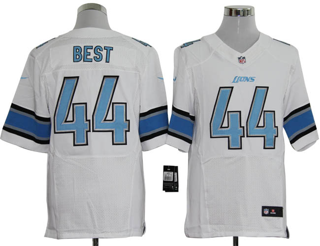 nike Detroit Lions 44 Jahvid BEST white Elite nfl Jerseys